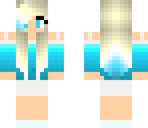 blonde and blue