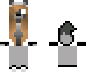 herobrine wolf girl