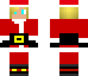 blonde santa