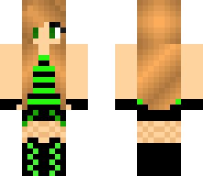 green hot girl