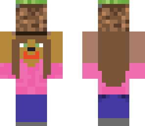 girl steve with dirt