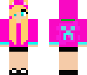  creeper hoddie girl