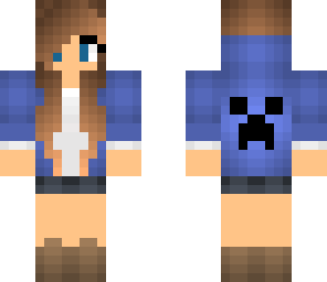 blue creeper girl