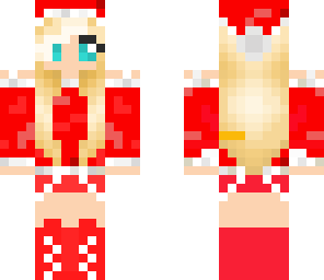 blonde christmas girl