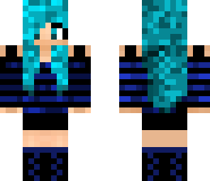 blue girl