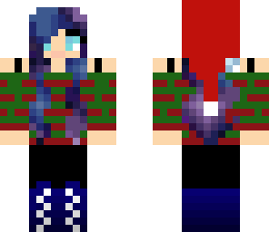 christmas galaxy girl