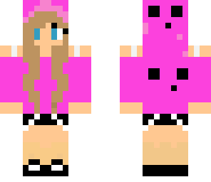 pink girl slime