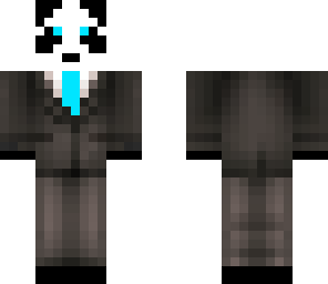 panda suit blue