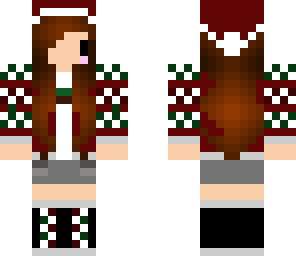 my new christmas skin