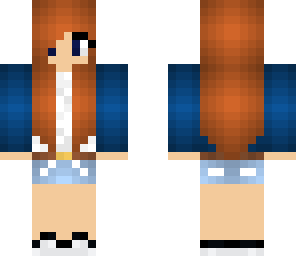 blue cardigan
