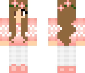 winter jumper with flower headband