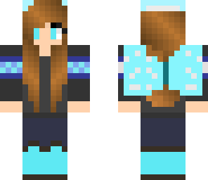 fairy blue and black girl