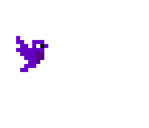 purple bird