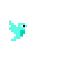 light blue bird