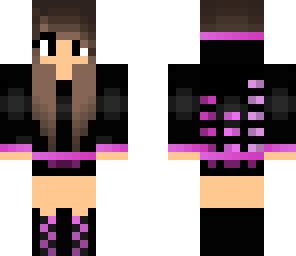 pink techno gamer girl