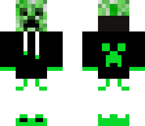 green and black creeper guy