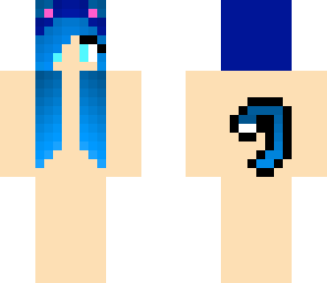 ferret girl skin base with hat
