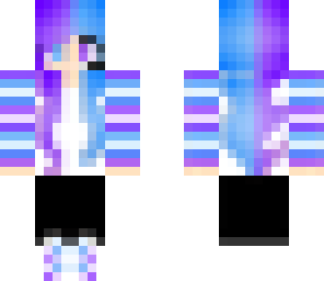purple 'n' blue girl
