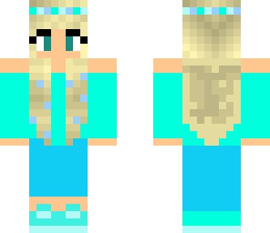blue girl