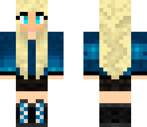 blue shirt girl dene