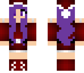 purple santa