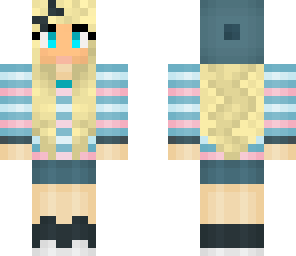 girl in a striped sweater dene