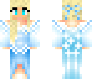 girl in a blue dress star