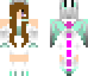dragon girl with pink spikes