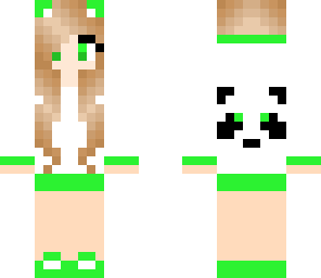 lime panda girl