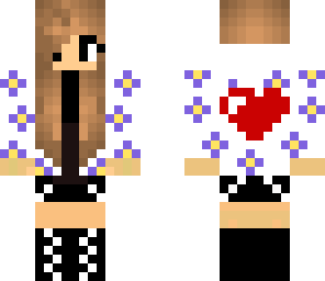 heart  flower  girl