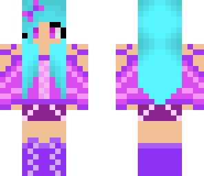 blue girl