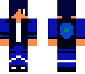 the blue jacket boy