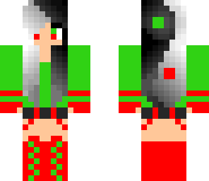 christmas yin and yang girl