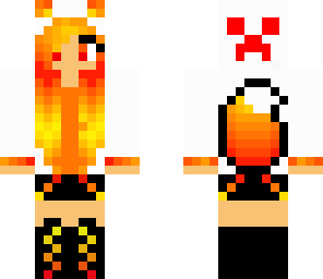 fire cat girl