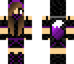 purplel ninja fox girl