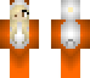 orange panda girl