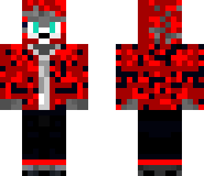 red hoodie wolf