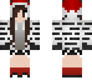 zebra christmas skin
