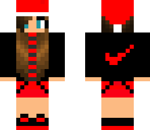 merry christmas nike girl