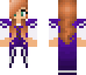 lady in purple