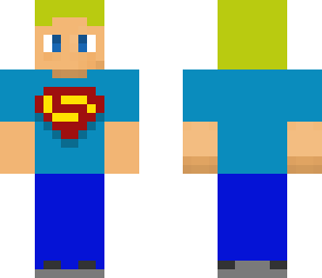 blonde superman fan