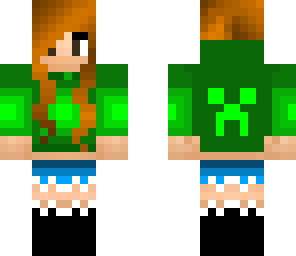 cute girl - green