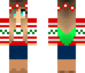 edited christmas girl