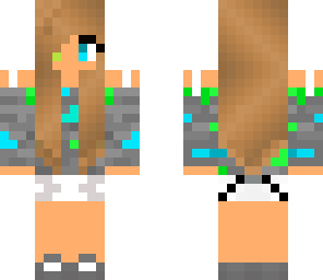 cute diamond and emrald headset girl
