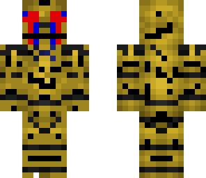 old golden freddy with wires coming out