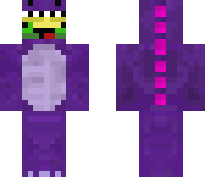 dinosaur rainbow dude purple
