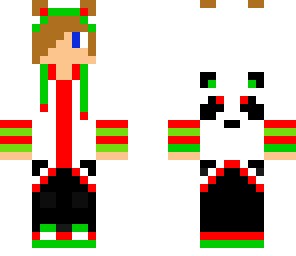 christmas panda boy