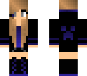 blue gamer girl