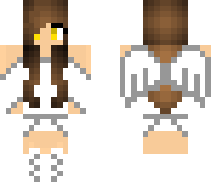brunette angel girl