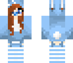 blue bunny girl